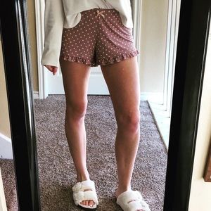 Polka dot pj shorts